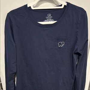 Ivory Ella Dark Blue Long Sleeve Tee